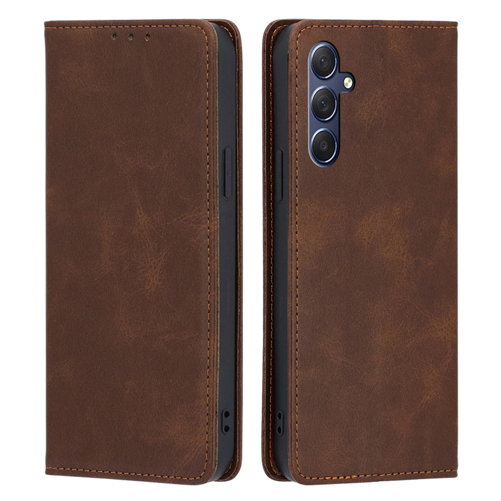 For Samsung Galaxy M54 5G F54 5G Calf Texture Leather Cover Stand Wallet Phone Case For Samsung Galaxy M54 5G F54 5G Calf Texture Leather Cover Stand Wallet Phone Case